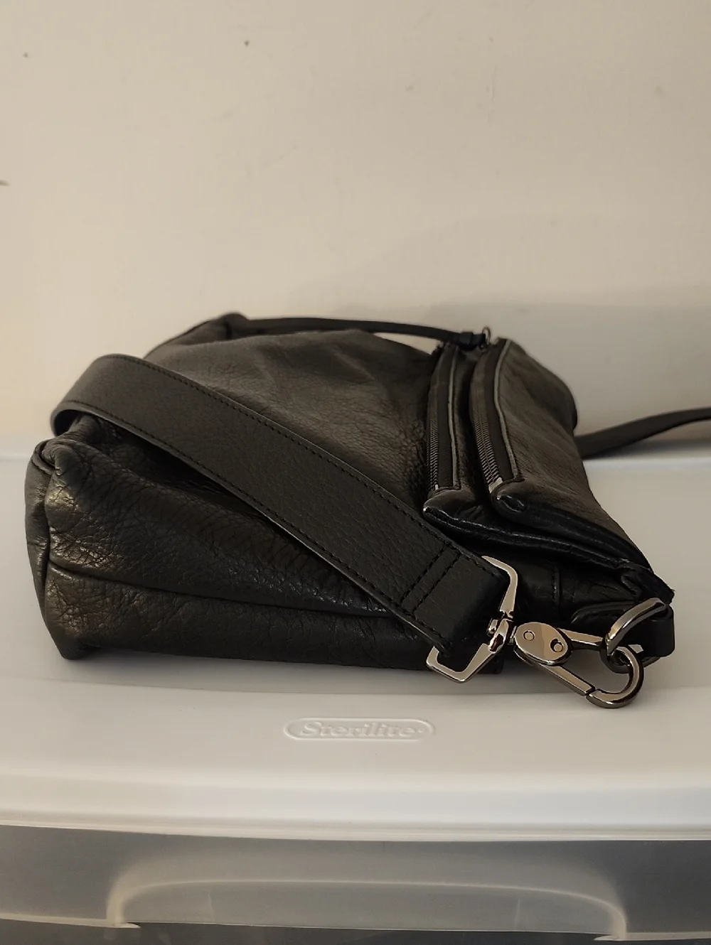 Margot Mickey Leather Crossbody w/Free Margot Kari Crossbody